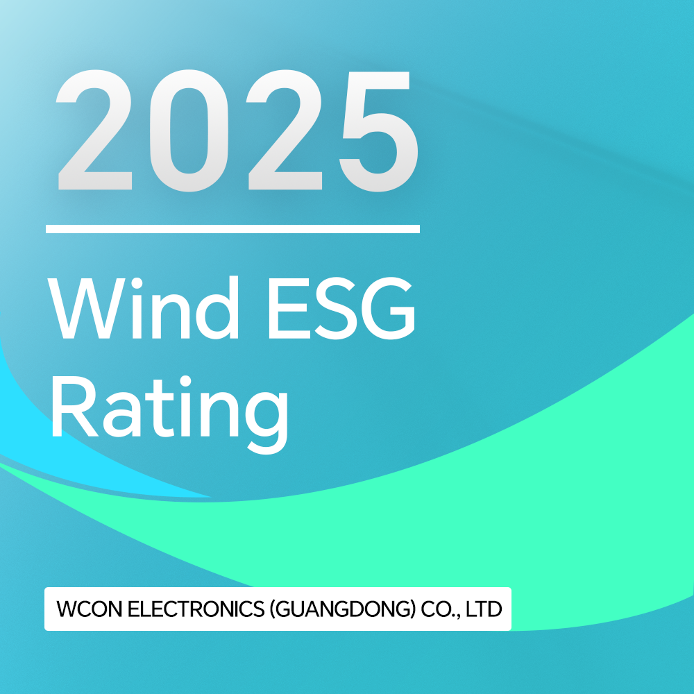 Wcon Electronics Wind ESG 評級升級為“A”級！可持續發展實踐獲得廣泛認可